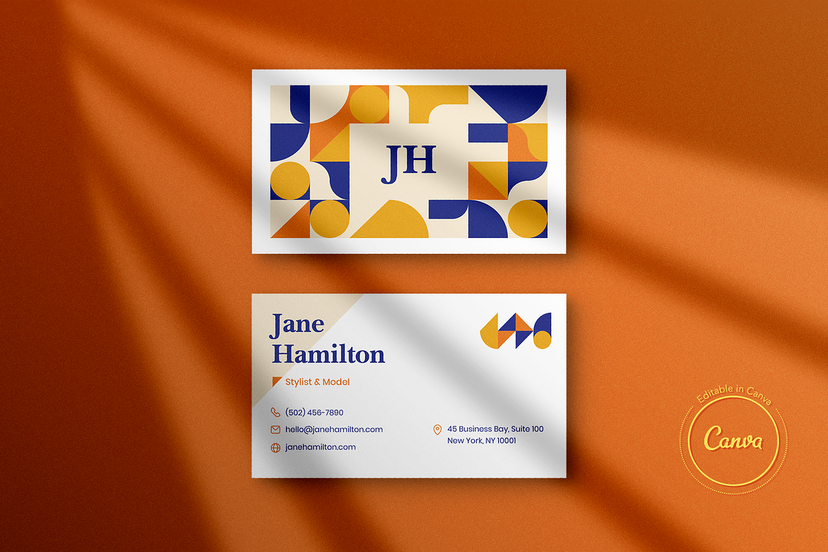 Canva Business Card Template, a Business Card Template by PixelGaze (Photo 1 of 3)