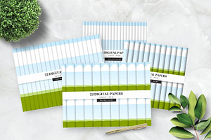 Digital Paper Canva Template - 22, a Presentation Template by illuztrate