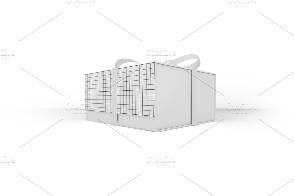 Gift Box Mockup, a Packaging Mockup by Qaleb Studio