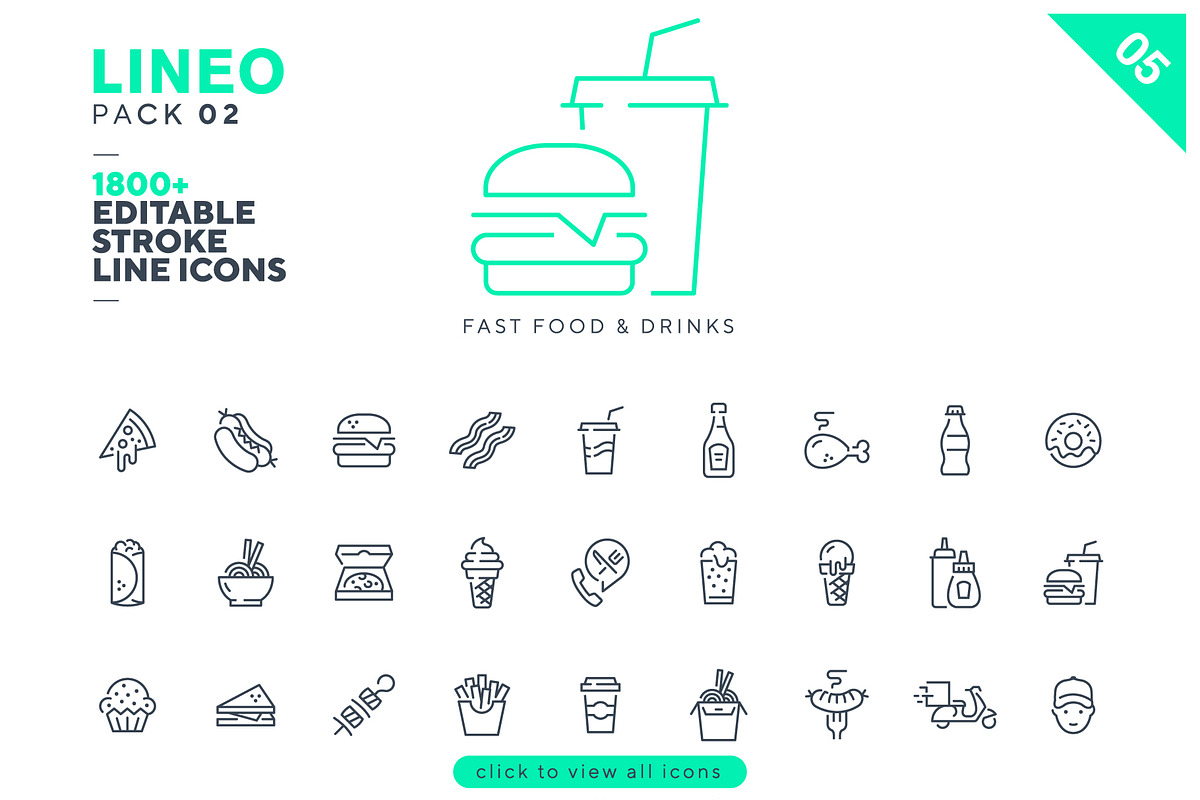 LINEO 2 - 1800+ icons, an Icon by sharpnose (Photo 10 of 14)