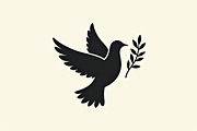 Peace Dove Silhouette Bundle, an Illustration by BIPLOB EXPERT (Thumbnail 7 of 21)