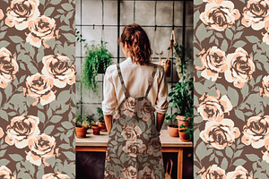 ROSE PARIS - Elegant Floral Pattern