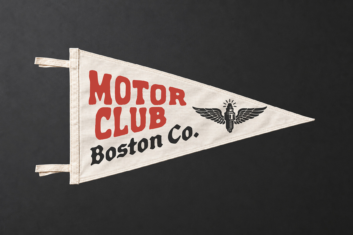 Forge Garage - Motorcycle Font Duo, a Blackletter Font by Edignwn Type (Photo 7 of 12)