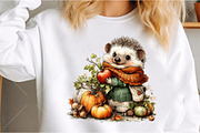 Whimsical Thanksgiving Clipart PNG, a Seasonal Illustration by Canvas Craft (Thumbnail 5 of 10)