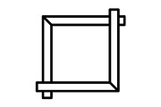 Frame Line Icon, an Icon by Pexelpy (Thumbnail 1 of 2)