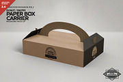 Pastry/Donut Box Carrier Mockup, a Cups & Container Mockup by INCDesign (Thumbnail 1 of 6)