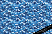 Watercolor Waves Digital Paper, a Pattern Graphic by Chromolume Studio (Thumbnail 27 of 28)