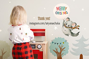 Cute Christmas Animals, an Animal Illustration by TanyaSchuka (Thumbnail 15 of 15)