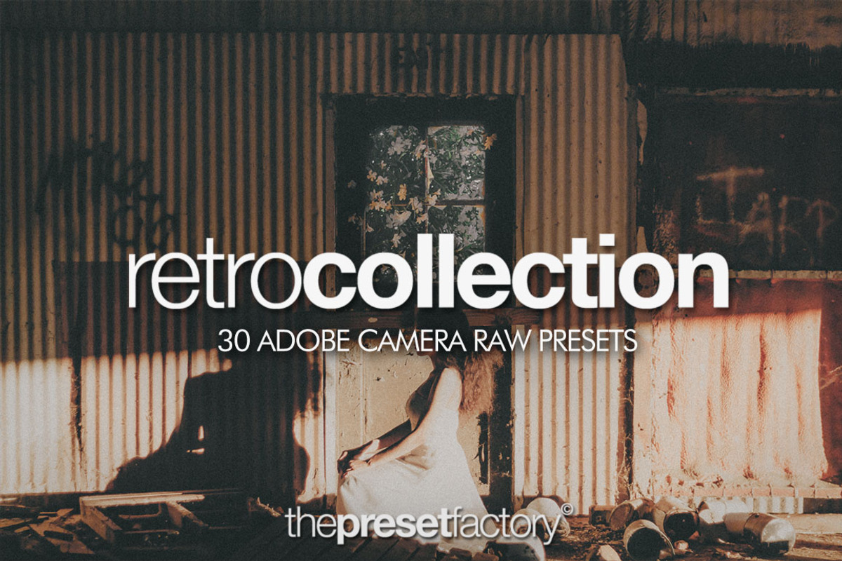 Retro Collection - Adobe Camera Raw, a Plug-in Add-On by The Preset Factory Ltd. (Photo 1 of 6)