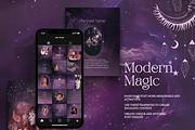 Purple Spiritual Instagram Posts, a Social Media Template by Under My Cozy Roof (Thumbnail 4 of 9)