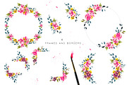 Mon Amour Watercolour Design Set, a Decorative Illustration by Sammy's Illustration (Thumbnail 6 of 10)