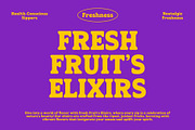Juicy Fruti - Bold Retro Display Fon, a Serif Font by Studio Moara (Thumbnail 2 of 10)