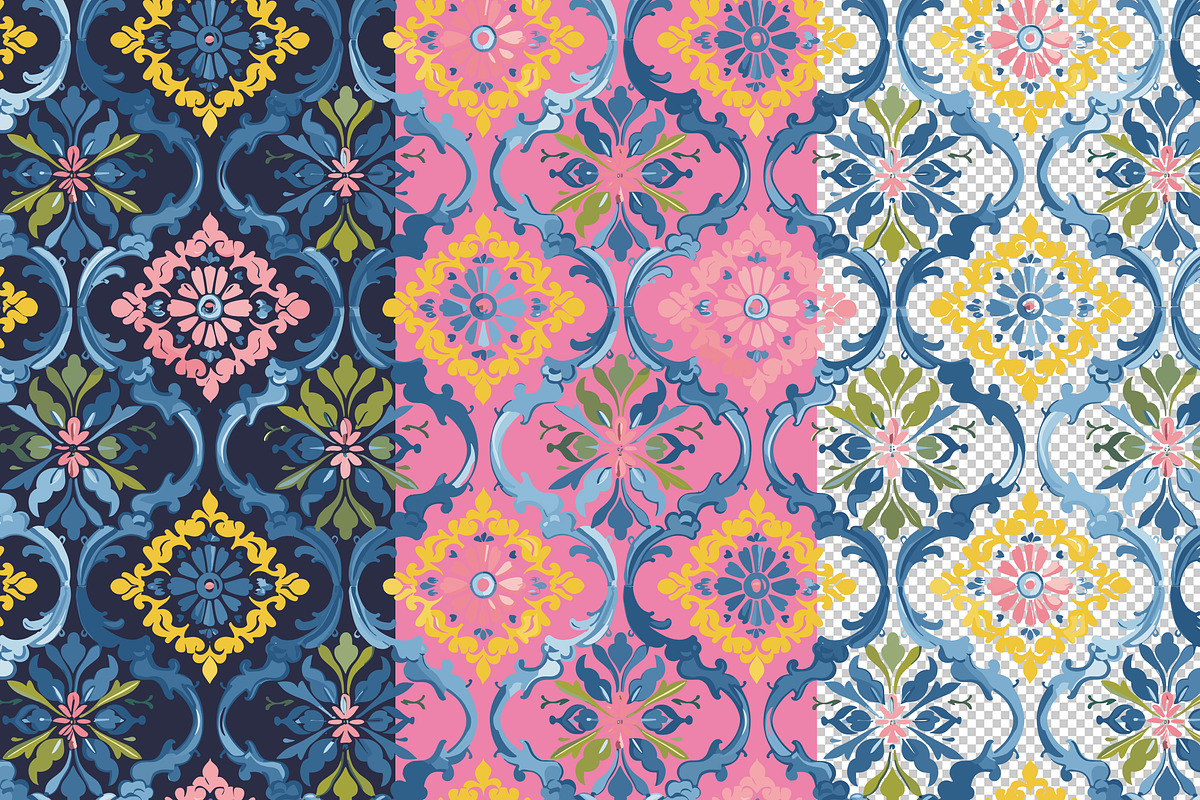 Antique Mediterranean Arabesque, a Pattern Graphic by Olya Creative (Photo 3 of 11)