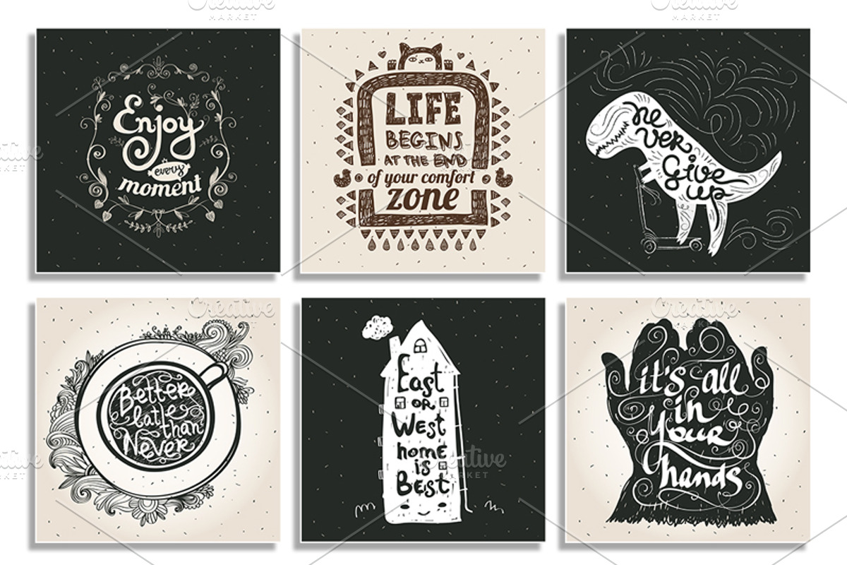 Inspirational quotes, a Decorative Illustration by VectorStory (Photo 1 of 7)