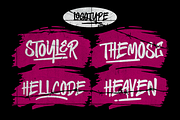 Heylabs Stroyed Graffiti Type Font, a Handwritten Font by Ronny Studio (Thumbnail 7 of 9)