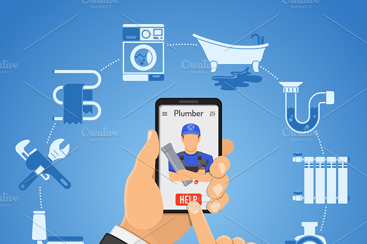 Plumbing Services Themes, a Technology Illustration by TAlex (Photo 4 of 7)