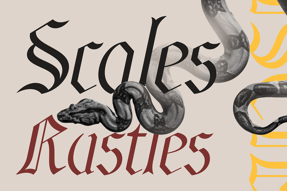 CS Aristide – Blackletter Font, a Blackletter Font by Craft Supply Co. (Photo 2 of 8)