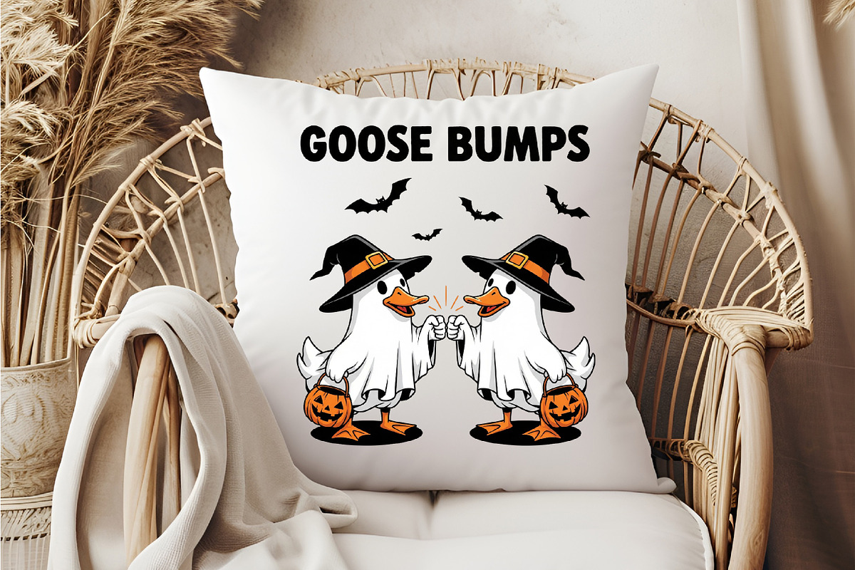 Funny Halloween Goose Bumps Sublimat, an Illustration by DreamCafeArt (Photo 6 of 7)