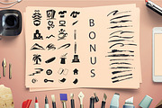 Seilotta Brush Script, a Script Font by Olexstudio (Thumbnail 5 of 7)