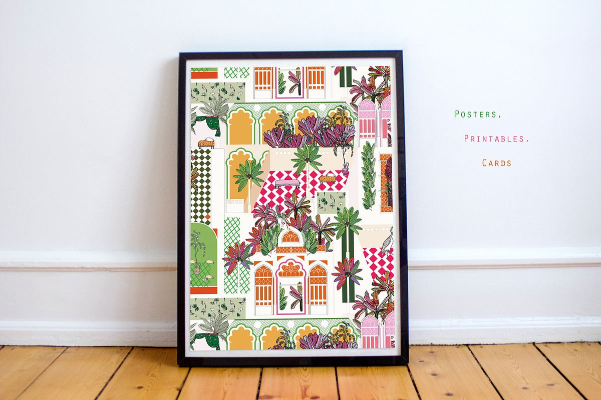 Rajastan. Seamless Pattern, a Pattern Graphic by Irina Dolgikh (Photo 9 of 12)