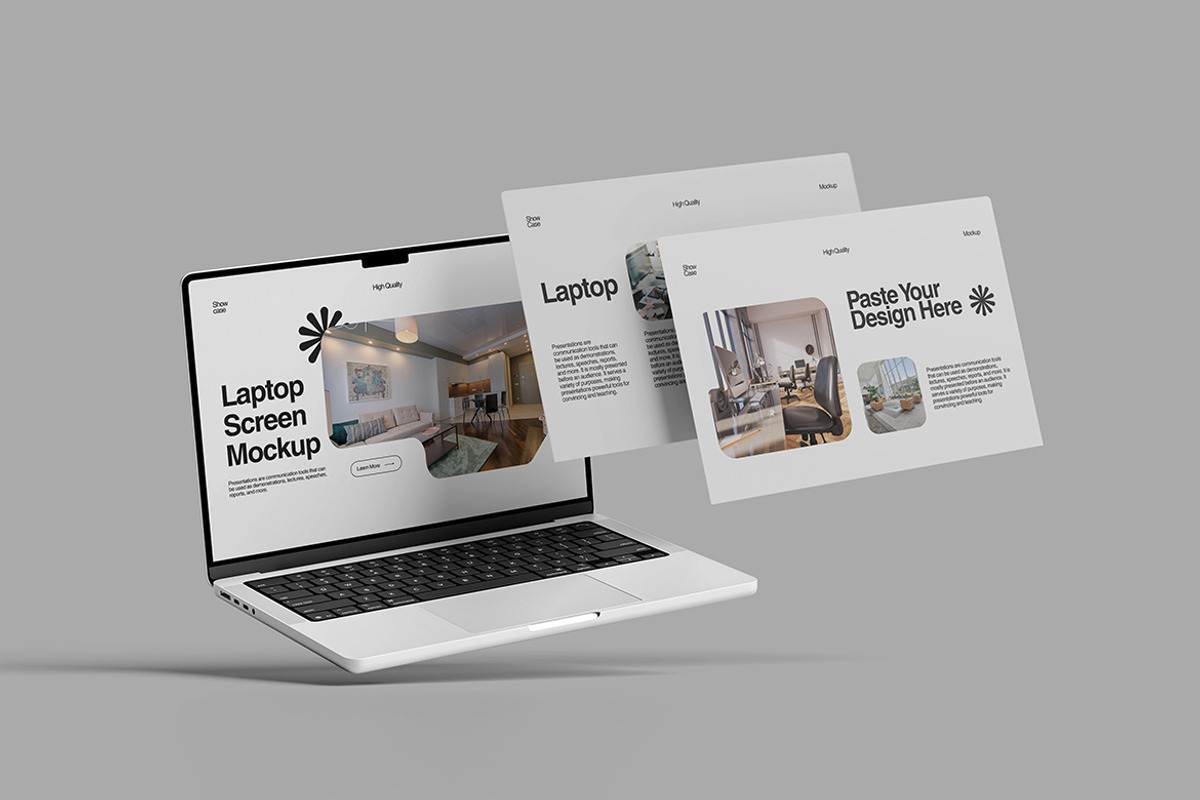 Laptop Screen Website Mockup, a Mac Mockup by SimpangGraphics (Photo 2 of 6)