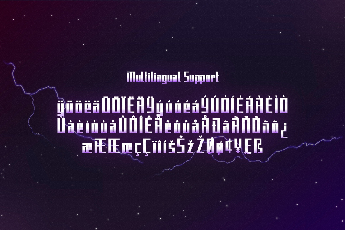 Elecstrom - Storm Display Font, a Font by Typefactoryco (Photo 4 of 9)