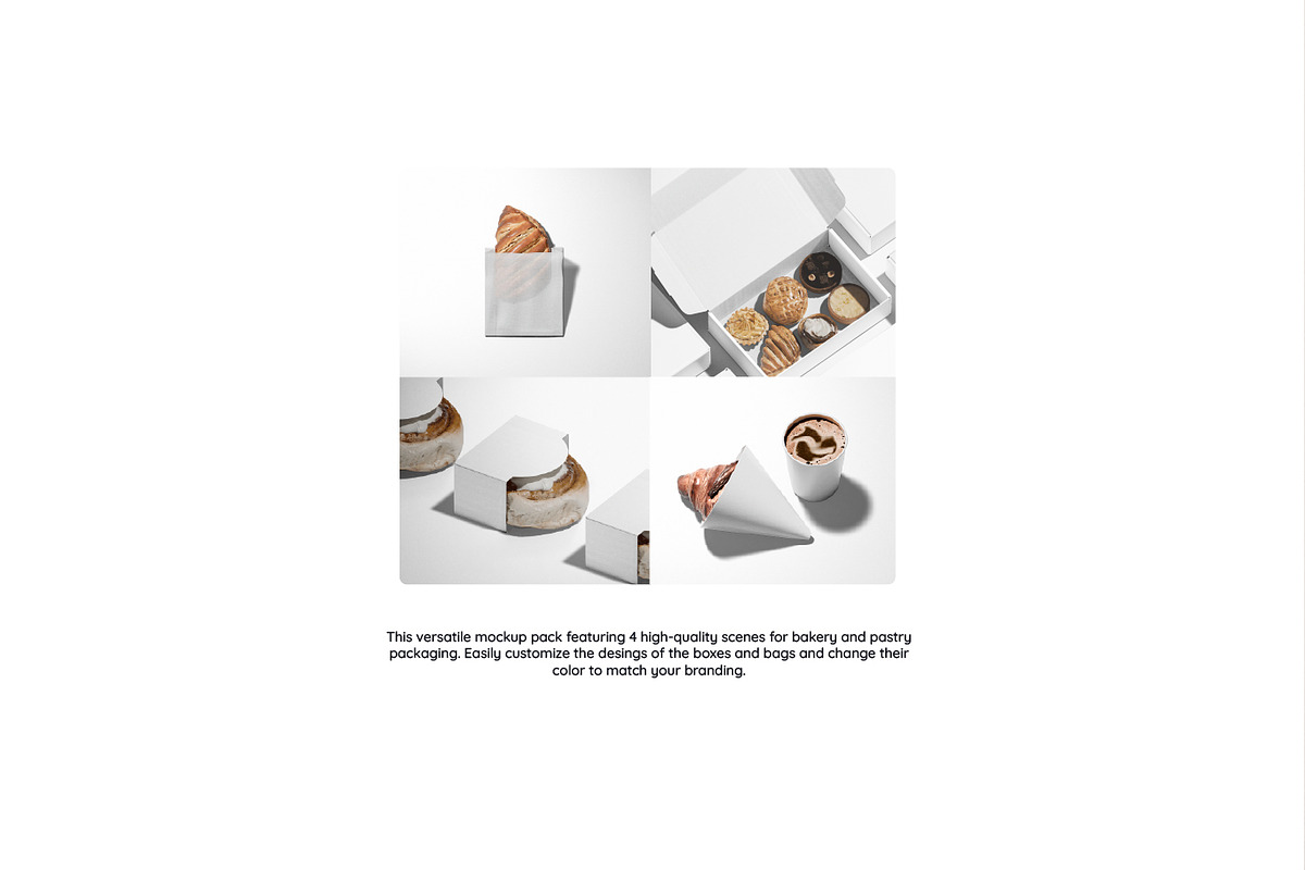 Bakery Packaging Mockup Set, a Packaging Mockup by CreativeKits (Photo 2 of 5)