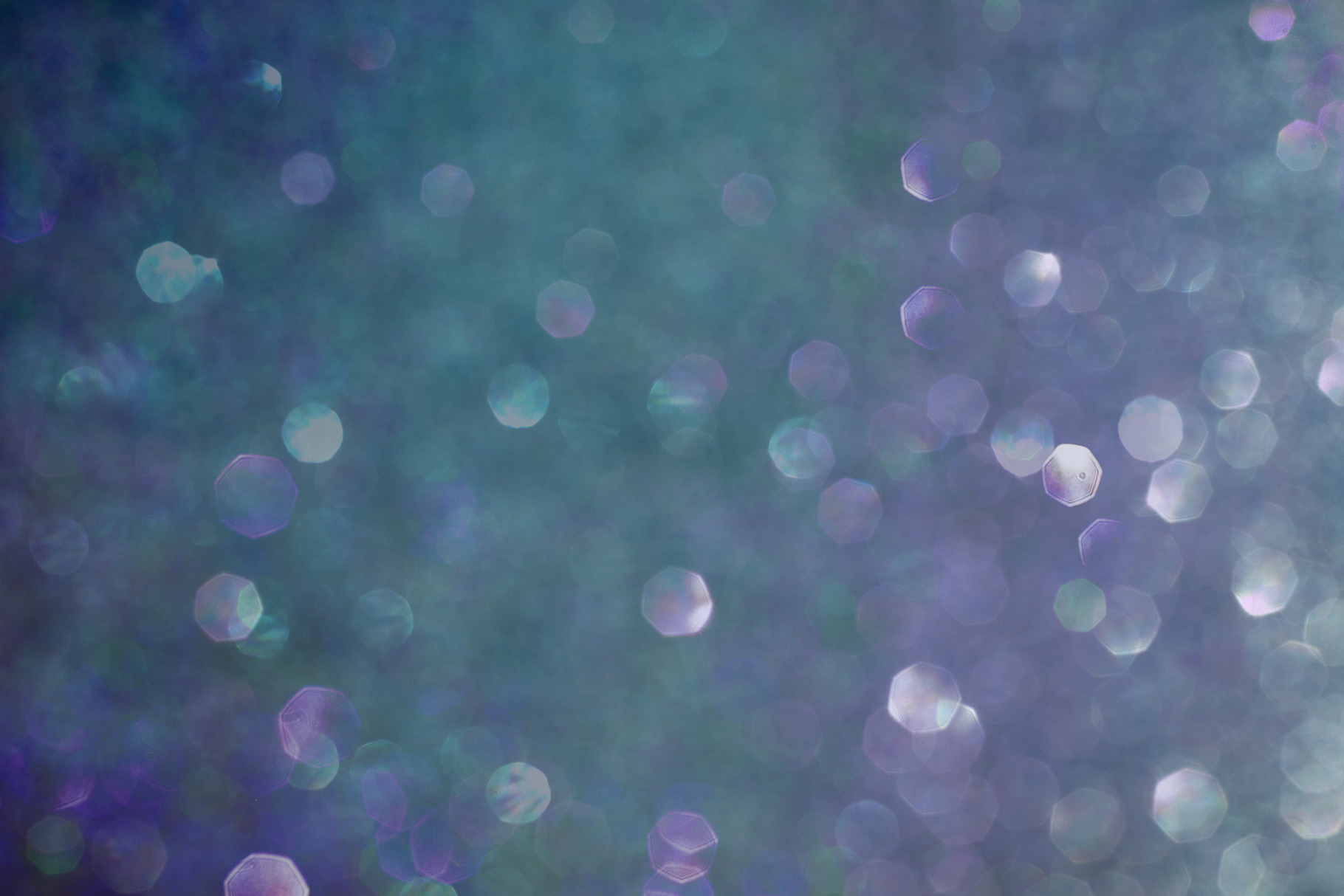Aqua Lilac Bokeh, an Abstract Photo by Photofanaticus