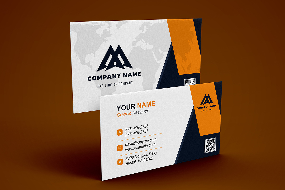 Modern PSD Business Card Template preview 4