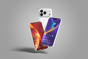 Floating iPhone 17 Pro Mockup, an iPhone Mockup by My Code Std (Thumbnail 5 of 6)