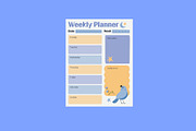 Daily And Weekly Planner, a Templates & Theme by studiogstock (Thumbnail 2 of 4)