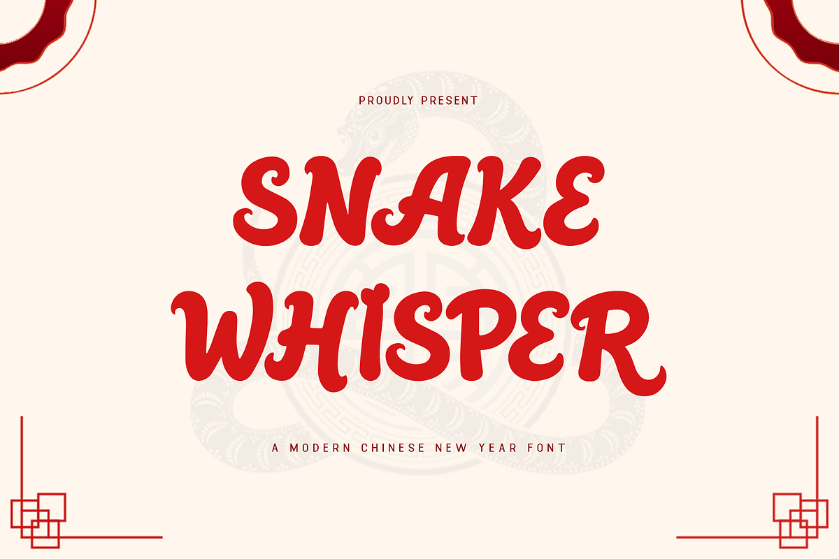 Snake Whisper - Modern Chinese Font, a Serif Font by overlaytemplates (Photo 1 of 5)