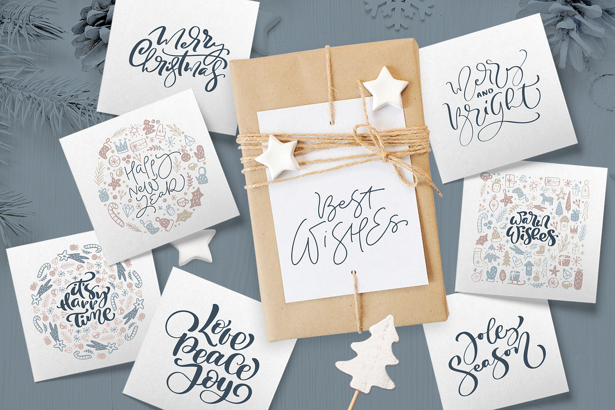 Merry Christmas nordic, an Object Graphic by Happy Letters (Photo 14 of 15)