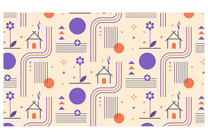 Geometric Pattern., a Decorative Illustration by Creative Backgrounds