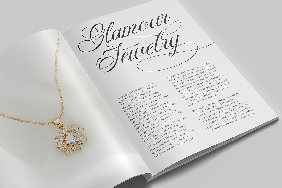 Rastrina Calligraphy Script Font, a Script Font by RantautypeStudio (Photo 9 of 16)