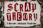 ScrapTheory - Endless Disorder, a Handwritten Font by HypeWorksCo (Thumbnail 1 of 13)