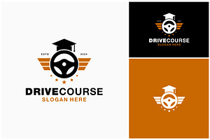 Driving School Driver Study Logo, a Branding & Logo Template by ika trisiana