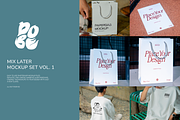 Mix Later Mockup Set - Vol 1, a Packaging Mockup by DOBE Studio (Thumbnail 1 of 7)