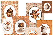 Cozy Autumn - baby clipart & pattern, a Seasonal Illustration by Linerisyart (Thumbnail 13 of 16)