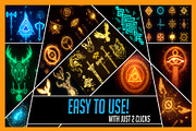 240+ Magic Hieroglyph Overlay Effect, an Object Graphic by Mikel Blazgad (Thumbnail 2 of 16)