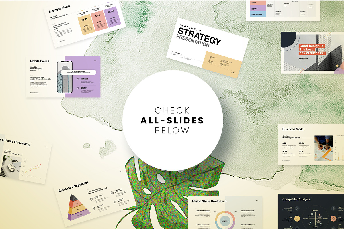 AURA Business Strategy Presentation, a Presentation Template by GoldenPixelStudio (Photo 6 of 30)