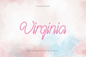 Virginia - The Attractive Font