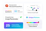 Pencil Infographic PowerPoint Templ, a Presentation Template by Ink Gallery (Thumbnail 2 of 3)