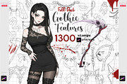 Procreate Gothic Anime Feature Brush, a Brush Add-On by ArtPrintBabe (Thumbnail 1 of 16)
