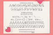 Valentine Calligraph | Script Font, a Handwritten Font by Scratchones (Thumbnail 7 of 9)