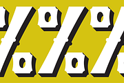 Yuma Numerals, a Slab Serif Font by Drew Melton (Thumbnail 5 of 5)