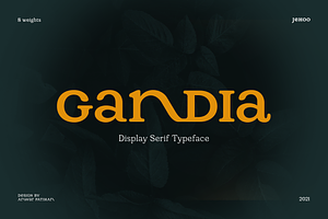 Gandia - Display Serif Typeface