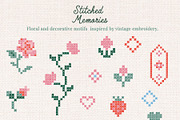 Cross Stitched - Frames & Letters, a Decorative Illustration by Essentially Nomadic (Thumbnail 10 of 11)