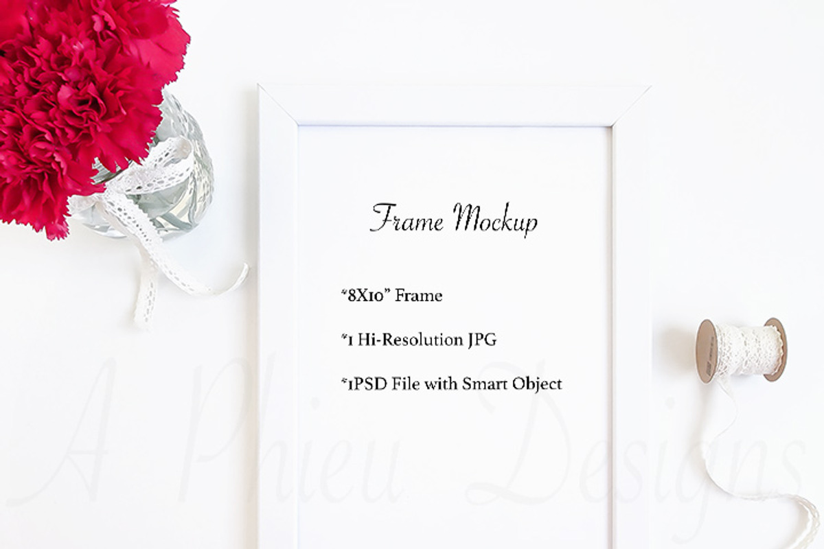 Bundle - 4 Frame Mock up, a Print Template by A Phieu Designs