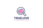 Love Search & Connection Logo, a Branding & Logo Template by 3ab2ou (Thumbnail 2 of 2)